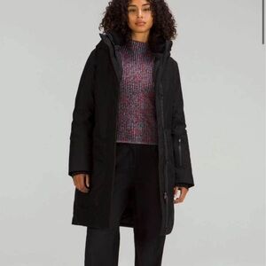 lululemon athletica Black Women's snow warrior parka